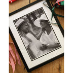 Deknudt Cadre photo noir avec passe-partout 10x15 S43AK2