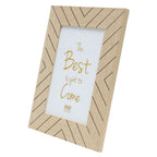 Deknudt Cadre photo en bois uni avec motif graphique 10x15 S46ZH9