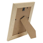 Deknudt Cadre photo en bois uni avec motif graphique 10x15 S46ZH9