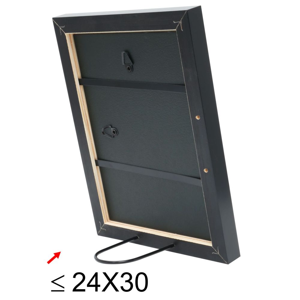 Deknudt Silberfarbener Fotorahmen aus Holz mit dunkelbraunem Crackle-Finish 15x15 S40JE9
