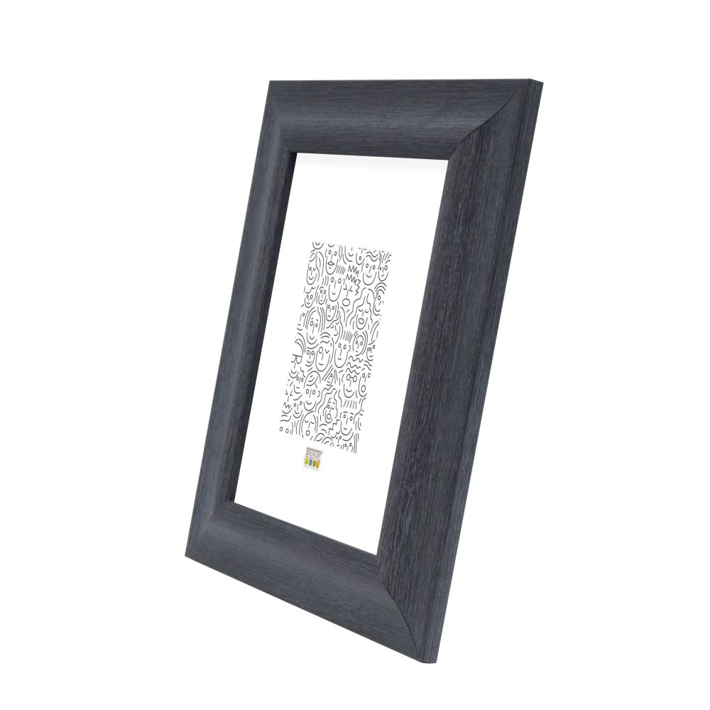 Deknudt Cadre photo noir avec structure en bois 15x20 S45MF2