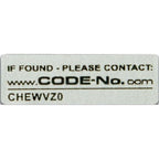 CODE-NO.com Étiquette d'objectif