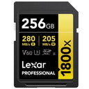 Lexar Professional Or Carte SD UHS-II - R280/W205 MB/s - 256GB - V60