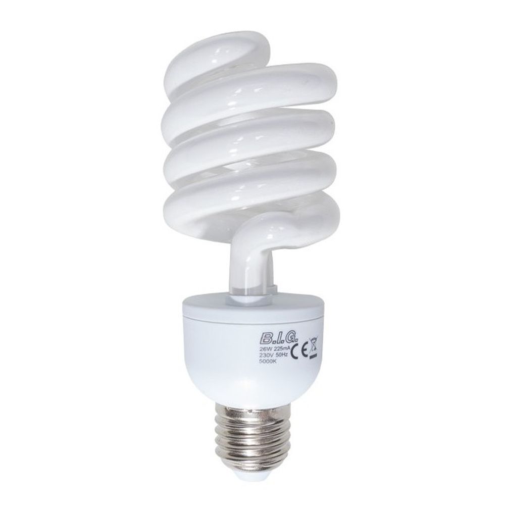 Helios Lampe lumière du jour en spirale, 26 W/230 V, E-27