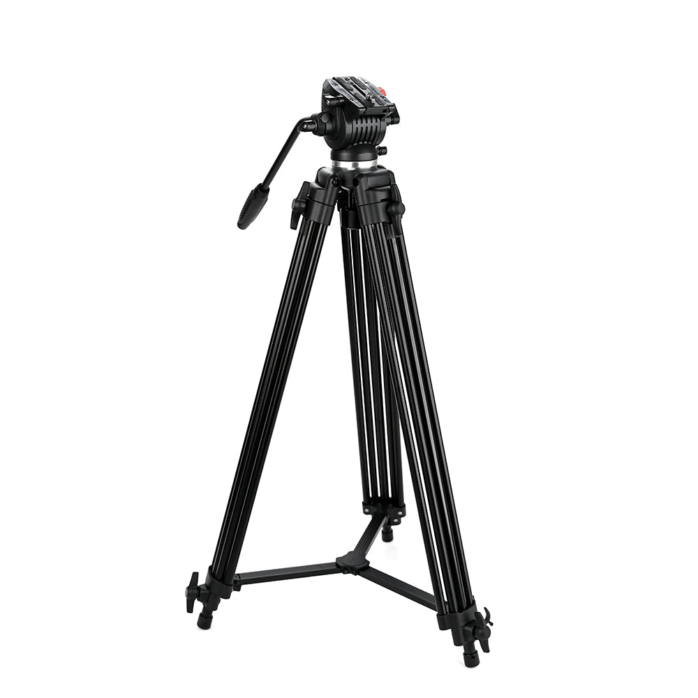 Caruba Videostar 177 Pro Trépied Vidéo + Tête à amortissement liquide