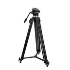 Caruba Videostar 177 Pro Trépied Vidéo + Tête à amortissement liquide