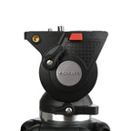 Caruba Videostar 177 Pro Trépied Vidéo + Tête à amortissement liquide