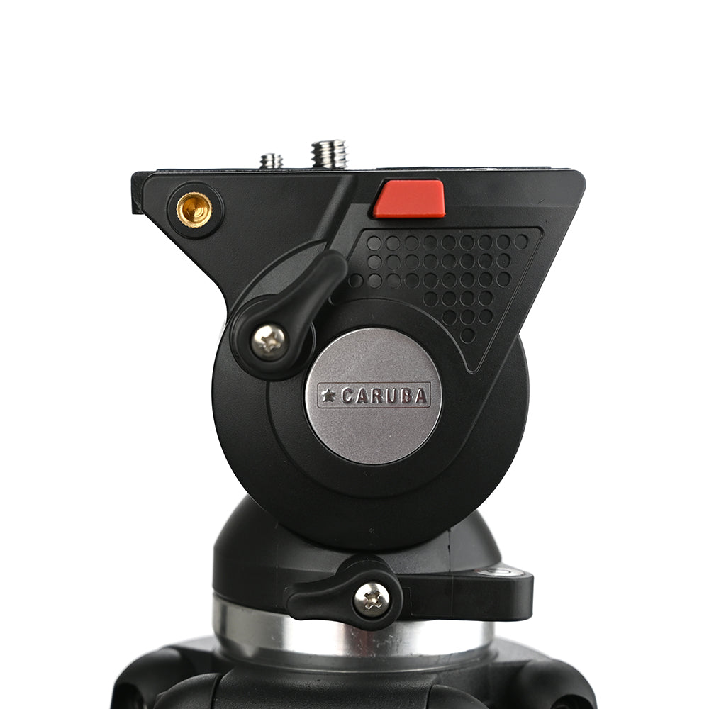 Caruba Videostar 177 Pro Trépied Vidéo + Tête à amortissement liquide
