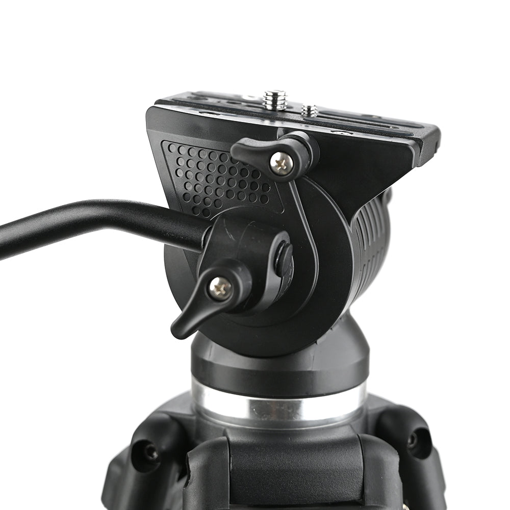 Caruba Videostar 177 Pro Trépied Vidéo + Tête à amortissement liquide