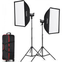 Godox SL100D Kit - Eclairage LED Kit Daylight (2xSL100D & Accessories)