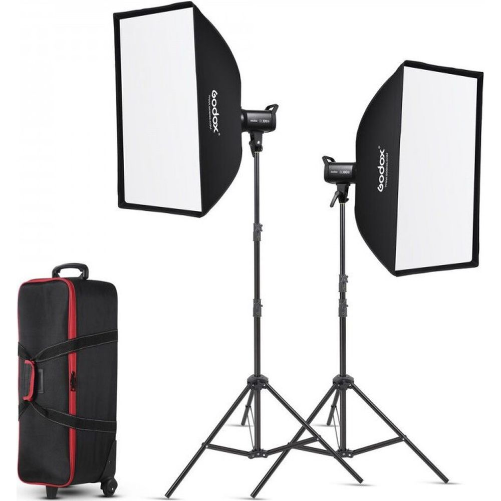Godox SL100D Kit - Eclairage LED Kit Daylight (2xSL100D & Accessories)