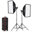 Godox SL100BI Kit - LED Licht kit Bi-Color (2xSL100Bi & accessories)
