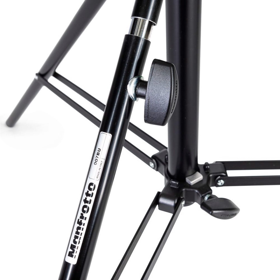Manfrotto 007BU Senior Stand Black Aluminium