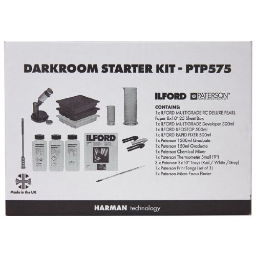 Ilford Kit de démarrage pour chambre noire & Paterson