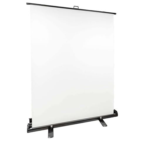 StudioKing Roll-Up Background Screen FB-150200FW 150x200 cm White