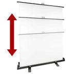 StudioKing Roll-Up Background Screen FB-150200FW 150x200 cm White