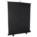 StudioKing Roll-Up Backdrop Leinwand FB-150200FB 150x200 cm Schwarz