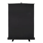 StudioKing Roll-Up Backdrop Leinwand FB-150200FB 150x200 cm Schwarz