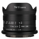 7artisans 7,5mm f/2,8 Mark II Nikon (Z Mount) Schwarz