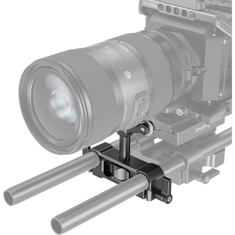 SmallRig 2727 universelle 15mm LWS Stangenhalterung für Objektive