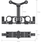 SmallRig 2727 universelle 15mm LWS Stangenhalterung für Objektive