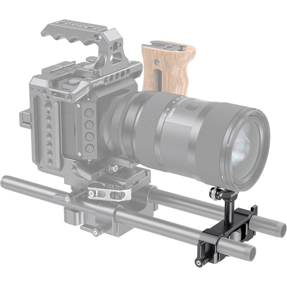 SmallRig 2727 universelle 15mm LWS Stangenhalterung für Objektive