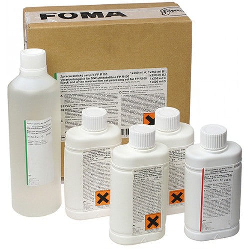 FOMA Kit de développement du processus d'inversion Pour 8x35mm / 2xD8 / 2x DS8 / 1x16mm