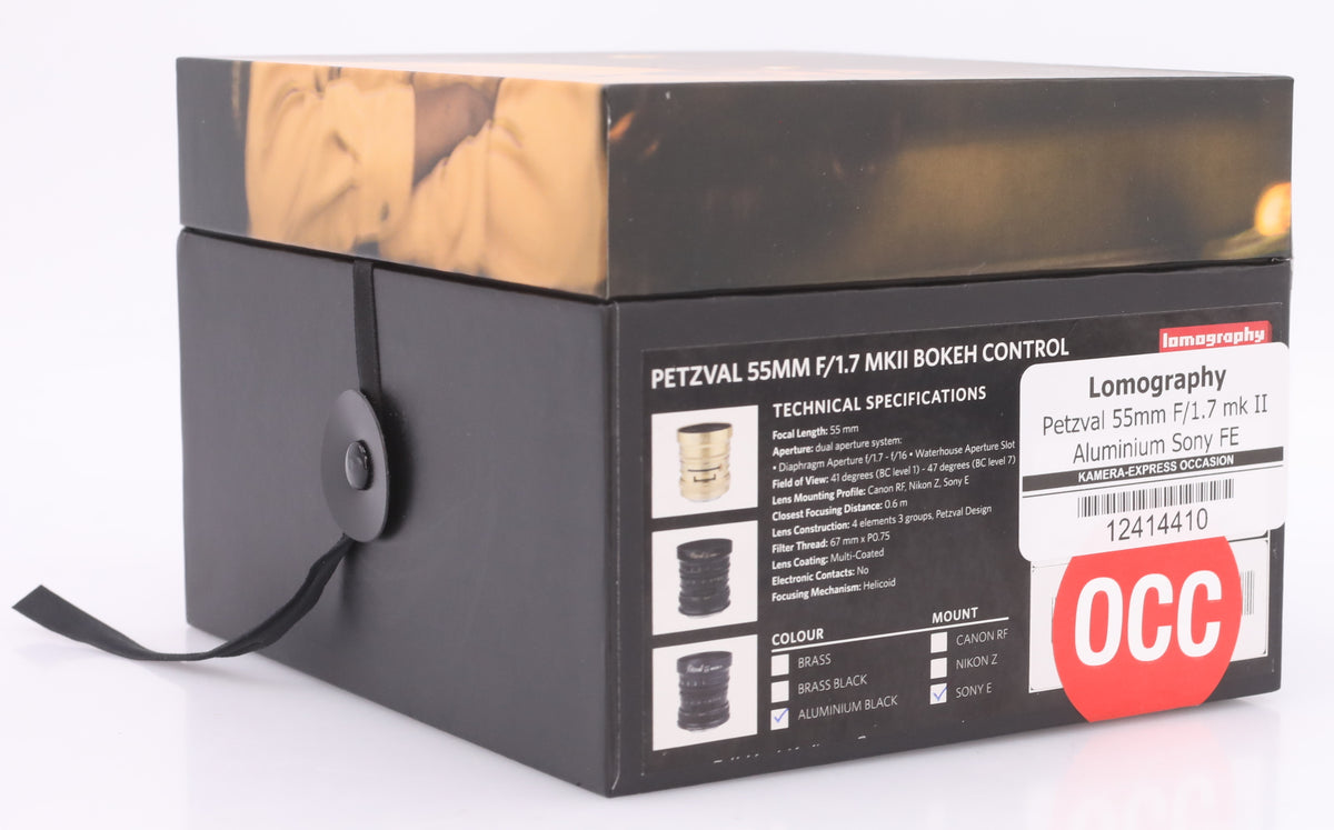 Lomography Petzval 55mm F/1.7 mk II Aluminium Sony FE occasion