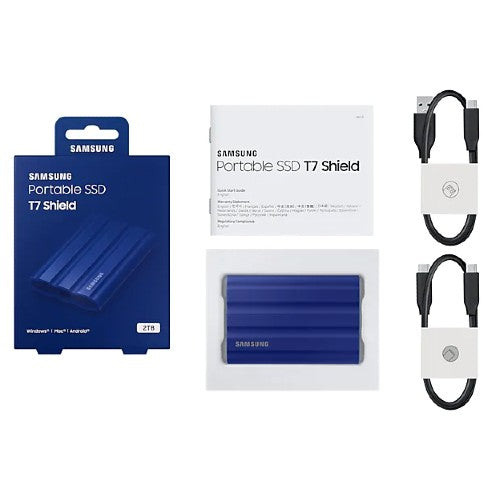 Samsung Portable SSD T7 Shield 2TB bleu