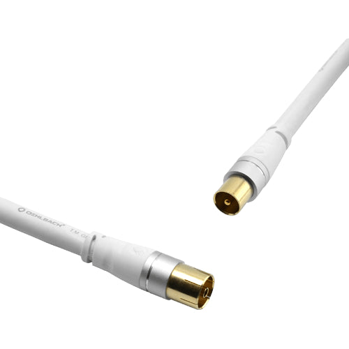 Oehlbach SL ANTENNA Kabel 1.5m Weiß