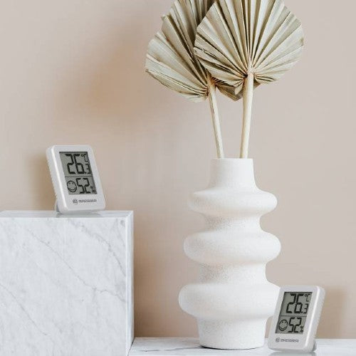 Bresser Temeo Hygro Indicateur Set de 3 unités blanc