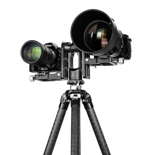 Sunwayfoto Tête de Cardan Double Incl. Plateau QR