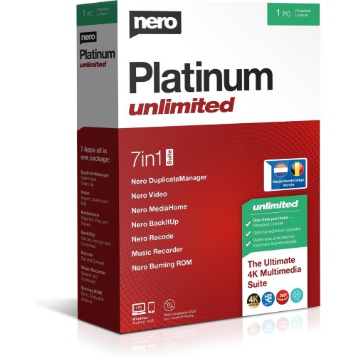 Nero Platinum Unlimited - multilanguage *Digitale Licentie*