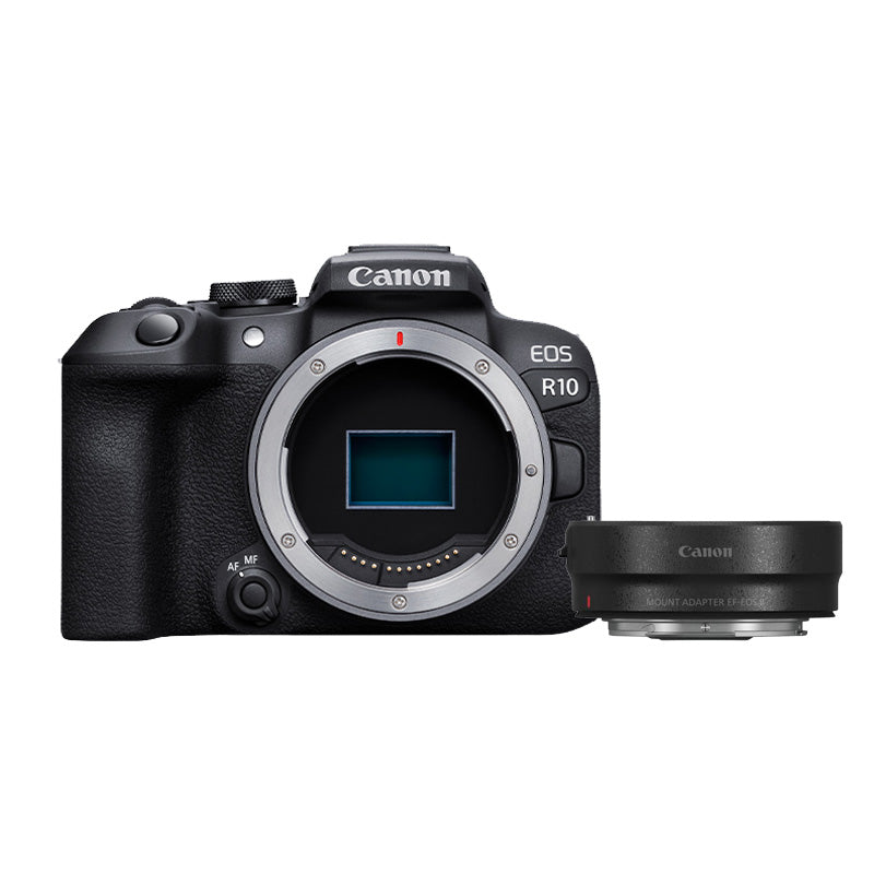 Canon EOS R10 boîtier + adaptateur EF - RF