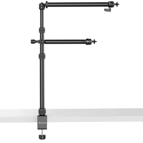 Ulanzi VIJIM LS11 double bras de trépied réglable avec pince de Table