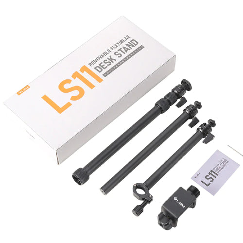 Ulanzi VIJIM LS11 double bras de trépied réglable avec pince de Table