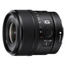 Sony E 15mm f/1.4 G