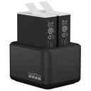 GoPro Dual Battery Charger + 2x Enduro Battery for HERO9/10/11/12