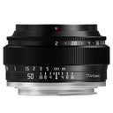 TTArtisan 50mm f/2 Fuji X-mount Black