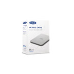 LaCie Mobile Disque 2TB v2 USB-C Moon Argent w/Rescue