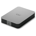 LaCie Mobile Drive Festplatte 5TB v2 USB-C Moon Silver w/Rescue