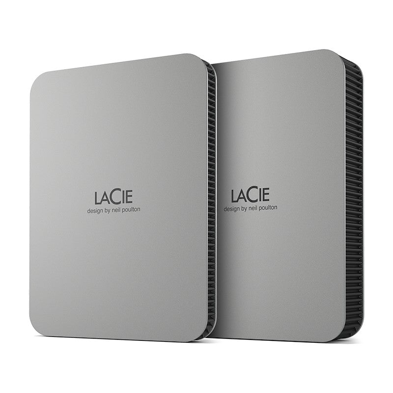 LaCie Mobile Drive Festplatte 5TB v2 USB-C Moon Silver w/Rescue