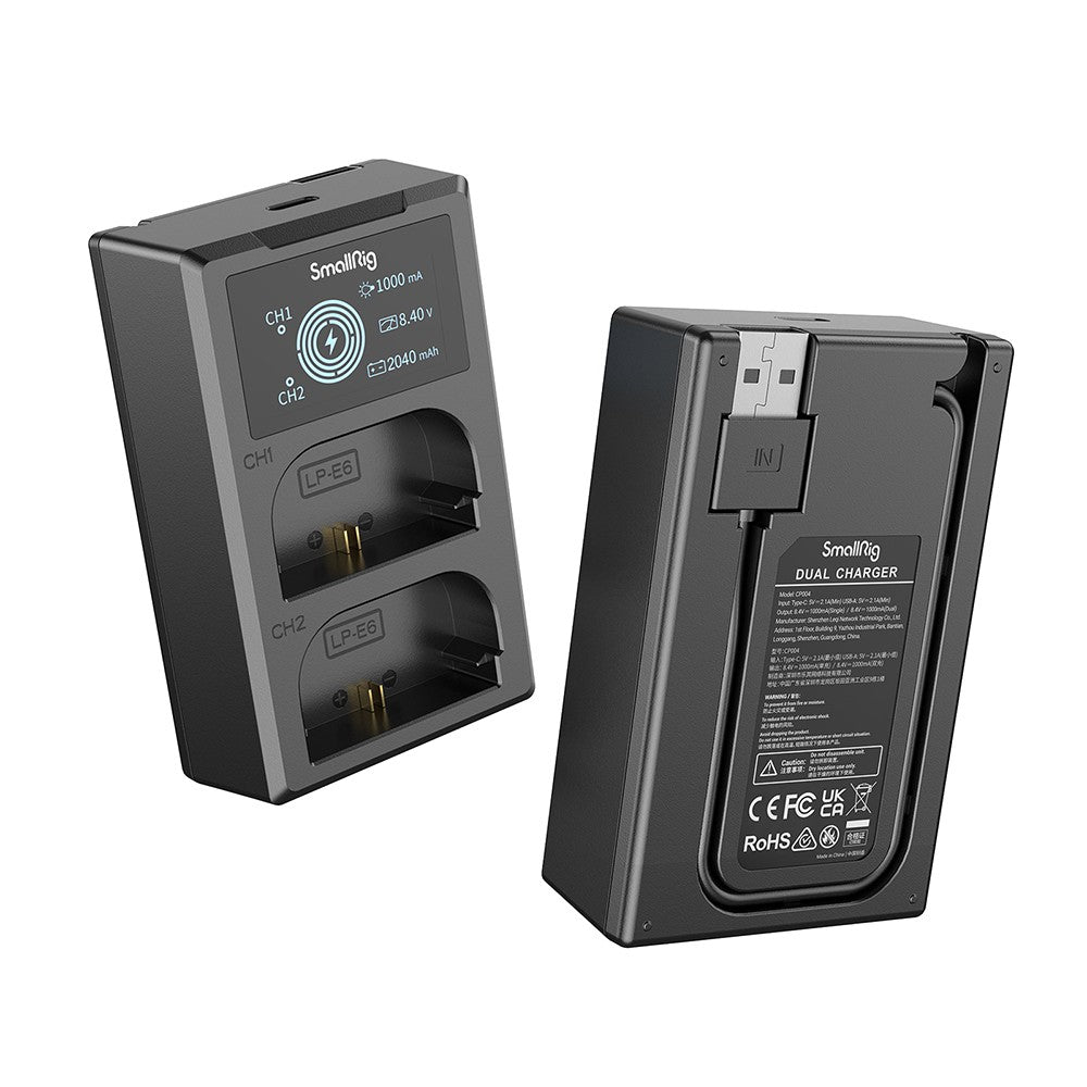 SmallRig LP-E6NH Appareil Photo Batterie et Chargeur Kit 3821