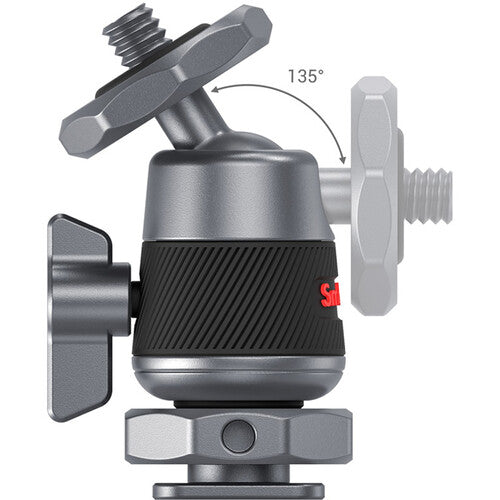 SmallRig Mini-Kugelkopf mit abnehmbarer Cold Shoe-Halterung (zweiteilig) 2948