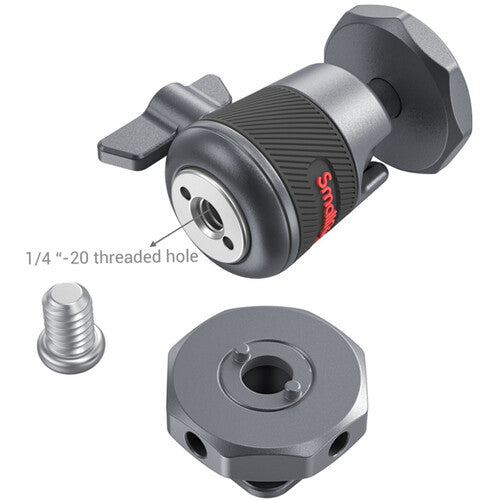 SmallRig Mini-Kugelkopf mit abnehmbarer Cold Shoe-Halterung (zweiteilig) 2948