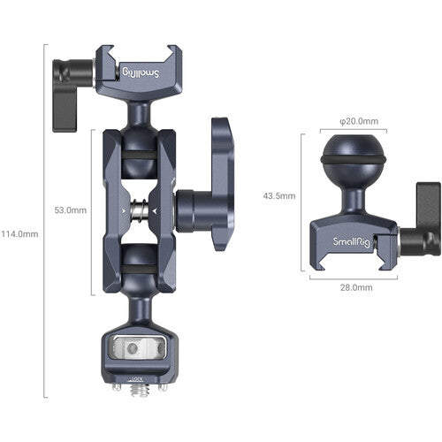 SmallRig Magic Arm with Dual Ball Heads (1/4”-20 Screw and NATO Clamp) 3875