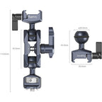 SmallRig Magic Arm with Dual Ball Heads (1/4”-20 Screw and NATO Clamp) 3875