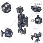 SmallRig Magic Arm with Dual Ball Heads (1/4”-20 Screw and NATO Clamp) 3875