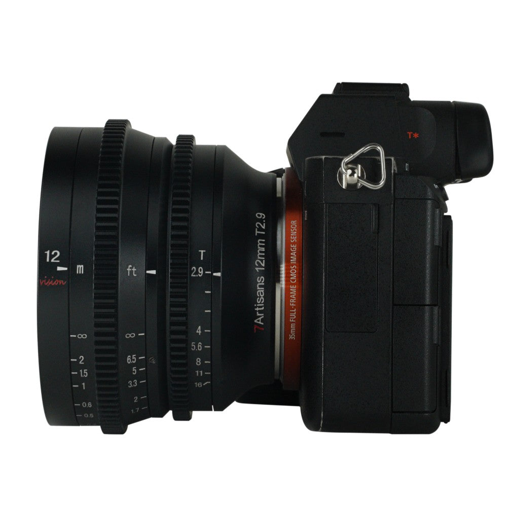 7artisans 12mm T2.9 Sony (monture E)