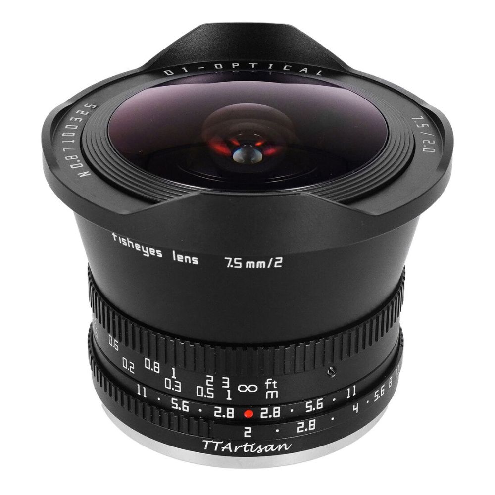 TTArtisan APS-C 7.5mm f/2.0 MFT noir